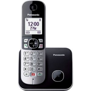 Téléphone fixe Téléphone sans fil PANASONIC KX-TG6851JTB - DECT -