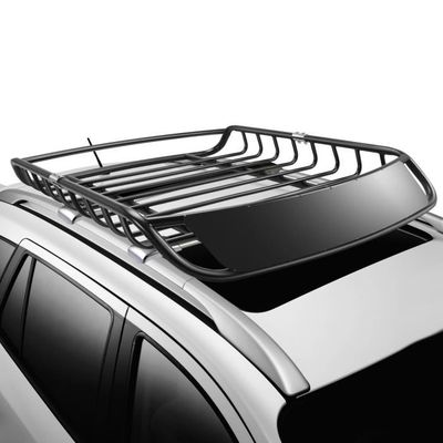 COSTWAY Porte bagages de Voiture en Metal Barre Support de Toit Auto 120X98X17CM Charge max.110KG Noir Accessoires Automobiles Cdiscount Auto