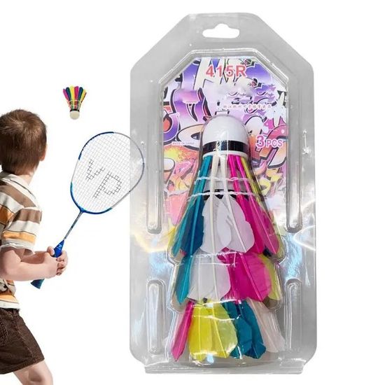 Volants De Badminton En Plumes D'Oie - Lot De 12, Haute Vitesse Et Durables Pour Jeu En Extérieur Ou Intérieur - 3