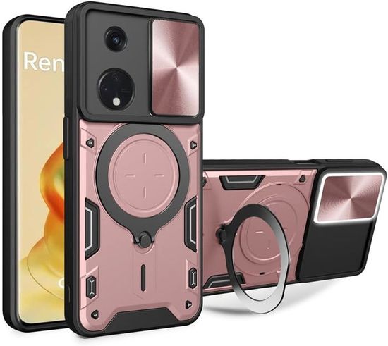 Coque Honor 400 Pro 5G - Protection Renforcée, Anneau Support Magnétique 360°, Couvercle Caméra