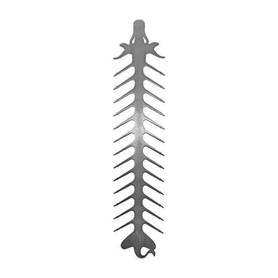 Set De 10 Brochettes Plates En Inox + Grande Brosse Silicone Pour Barbecue - Réutilisable, Manche Bois, 40cm - 4