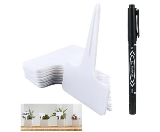 500 étiquettes Pour Plantes – PVC Imperméable, 10x2 Cm, Colorées, Pour Jardin Et Semis - 12