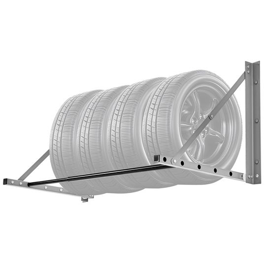 Support De Rangement Pour Pneus Avec 4 Roues – Idéal Garage, Atelier, Abri Voiture – Facile à Déplacer, Robuste Et Pratique - 9