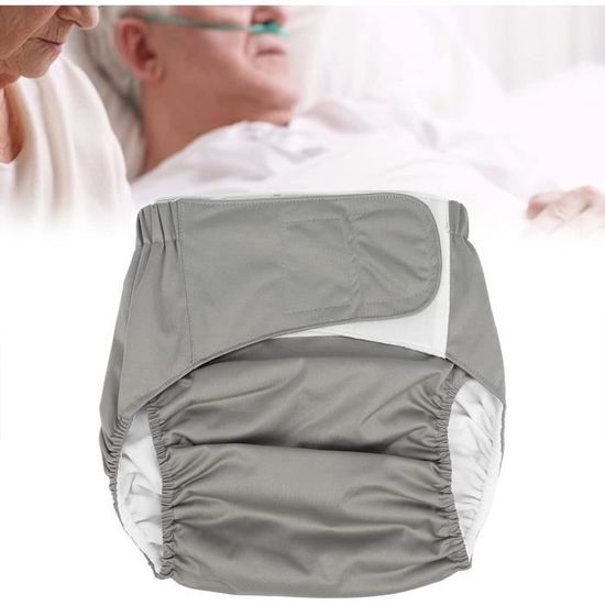 Culotte Lavable Ajustable Pour Adulte - Anti-fuites, Absorption Haute - Pour Incontinence, Personnes âgées, Femmes Enceintes - Taille Réglable 60-126 Cm