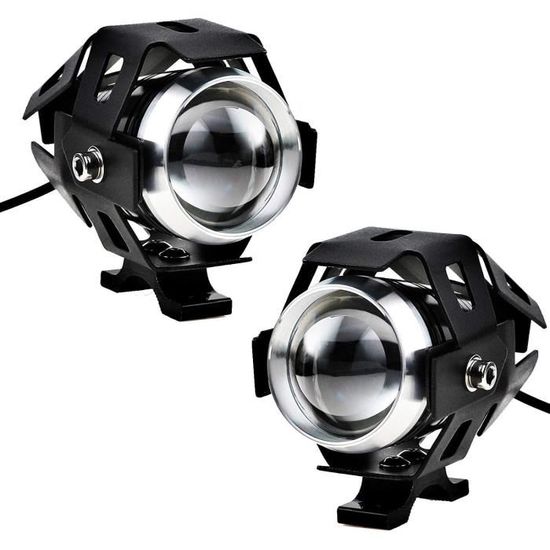Phare De Moto Lumières LED Supplémentaires, Phares Avant Phares De Moto