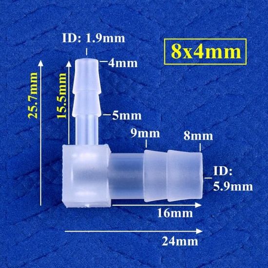 Lot De 10 Réducteurs De Câble En Plastique – 14 Mm – Pour Cadres De Vélo Ouverts (4 Ou 5 Mm)