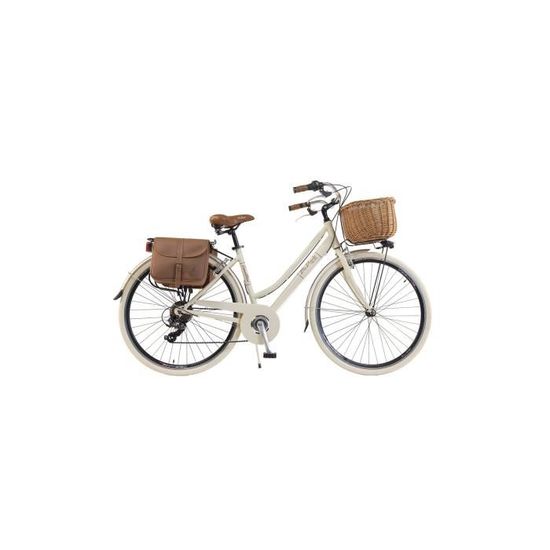 Vélo de Ville Retro Via Veneto by Canellini Aluminium Dame - Beige 46