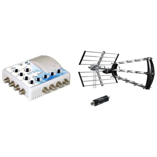 Antenne d'extérieur Omnidirectionnelle 36 dB - blanche