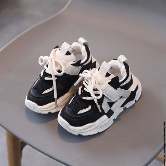Chaussures de dehors en Cuir pour Bébé Fille et Garçon Baskets