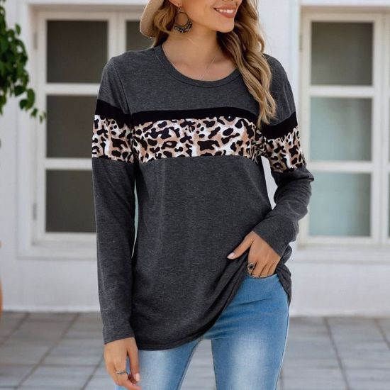 ORANDESIGNE Sweatshirt Femme Y2K Lettre Imprimé Vintage - Pull Col Rond Lâche Streetwear