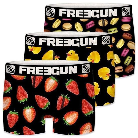 FREEGUN Boxer Homme Doux Calecon Homme Maintien Anti