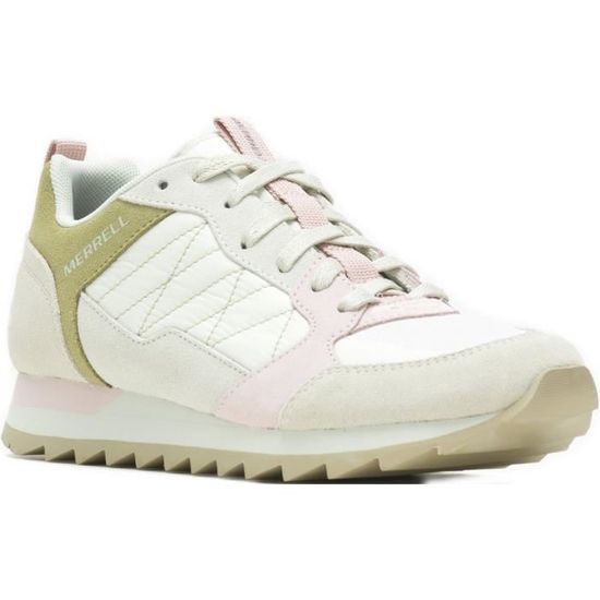 Baskets MERRELL Alpine Blanc Femme Adulte Lacets Synthetique Blanc Cdiscount Chaussures