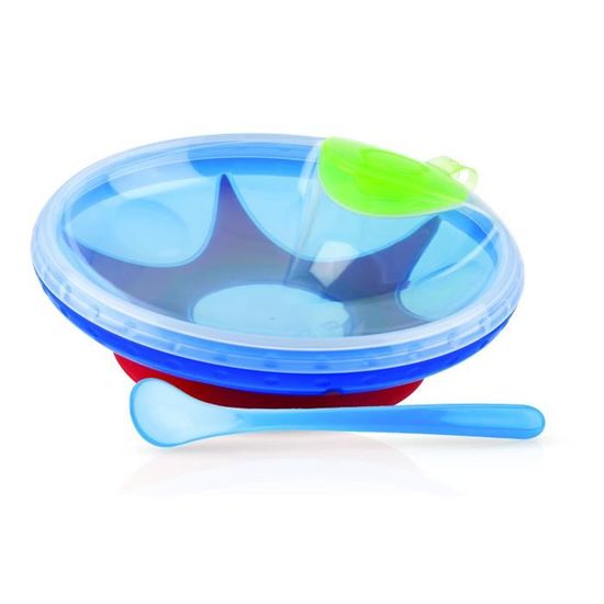 Assiette Chauffante Pour Bébé Avec Ventouse - Primamma - Garde Les Repas Au Chaud, Facile à Nettoyer - Dès 6 Mois - 3