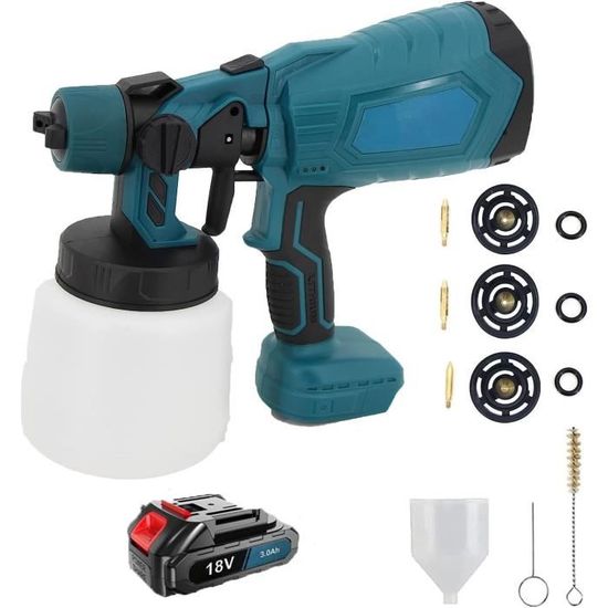 Pistolet De Peinture électrique Sans Fil Attblime – Pour Projets Bricolage (Neuf)