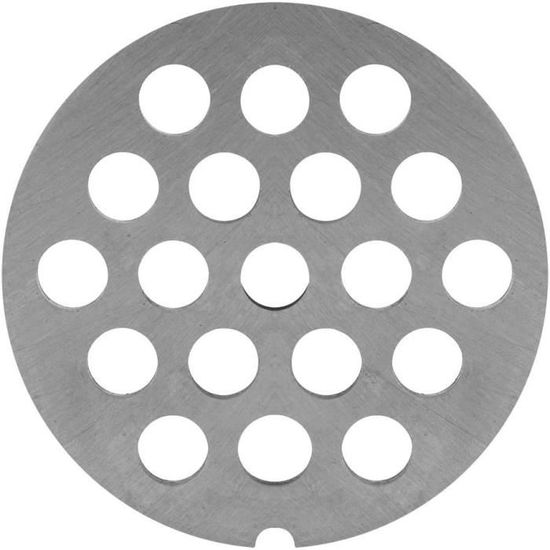 Plaque à Trous Pour Hachoir à Viande N°8 - Acier Inoxydable - Diamètres 2 Mm à 16 Mm - 1 Pièce De Rechange