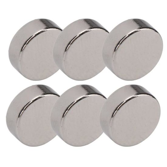Aimants En Néodyme Avec Poignées Coniques - Lot De 10 Pièces - Argent - Neuf Pour Bricolage