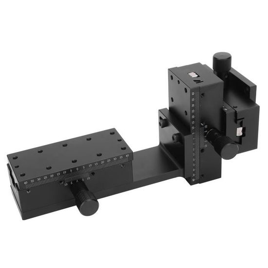 Platine Linéaire XYZ à 3 Axes 40x40mm - Pour Ajustement De Précision, Fabrication, Microscopes Et Instruments Optiques