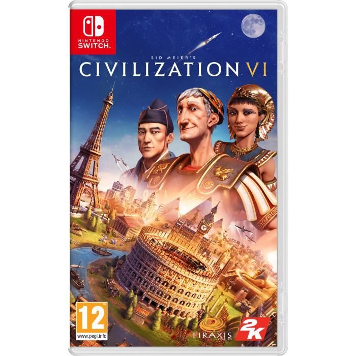 2Ksports Jeu Vidéo - Sid Meier - Civilization VI - Stratégie Au Tour Par Tour - Nintendo Switch - Édition Standard
