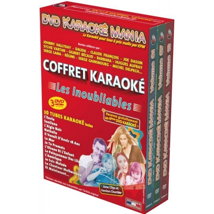 Coffret 3 DVD Karaoké Mania \
