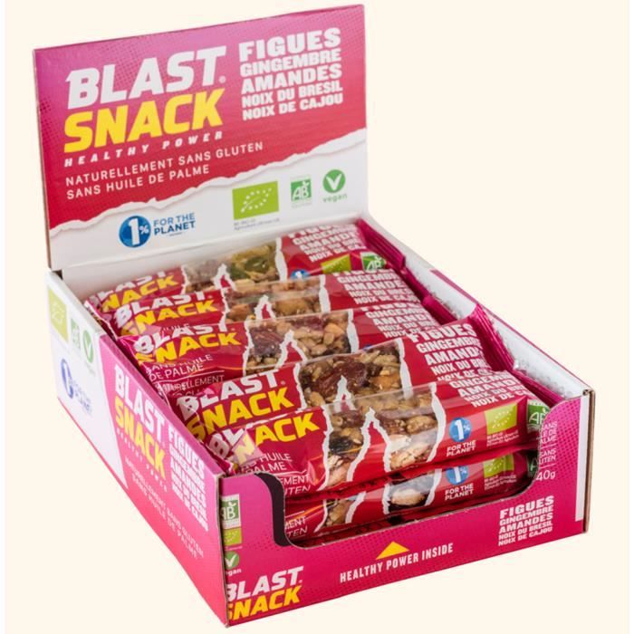 BLAST SNACK - Figues Gingembre Amandes Bio 40g