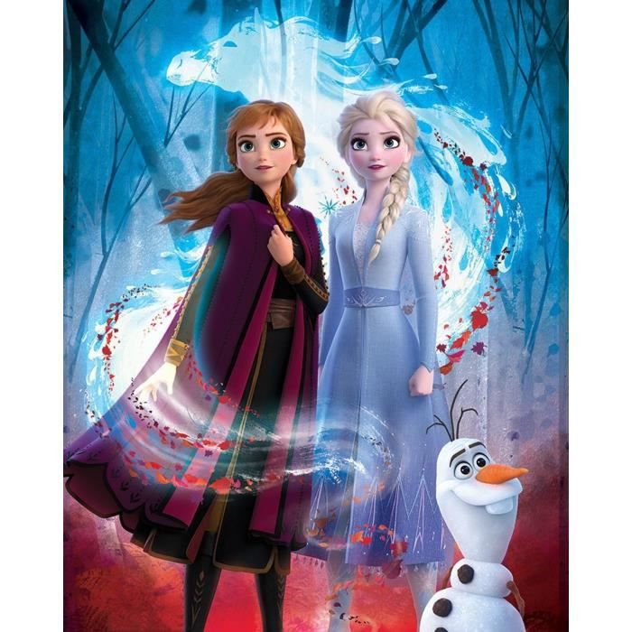 PHZ-820 DIY 5D Diamond Painting Kits-La Reine des Neiges Princesse Disney Elsa Anna-Full Drill Peinture Diamant Kit Taille:30x40cm