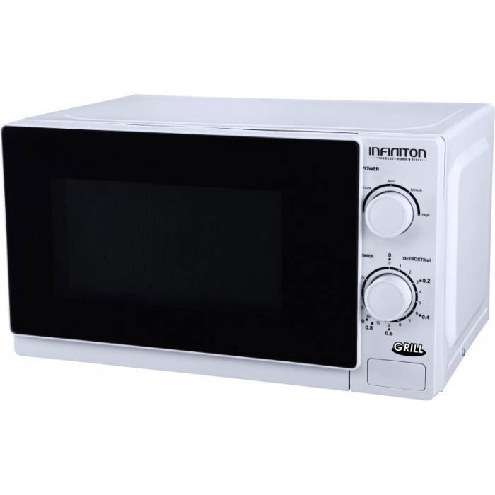 Infiniton MW-1015, Comptoir, 20 L, 700 W, boutons, Rotatif, Blanc, 1000 W