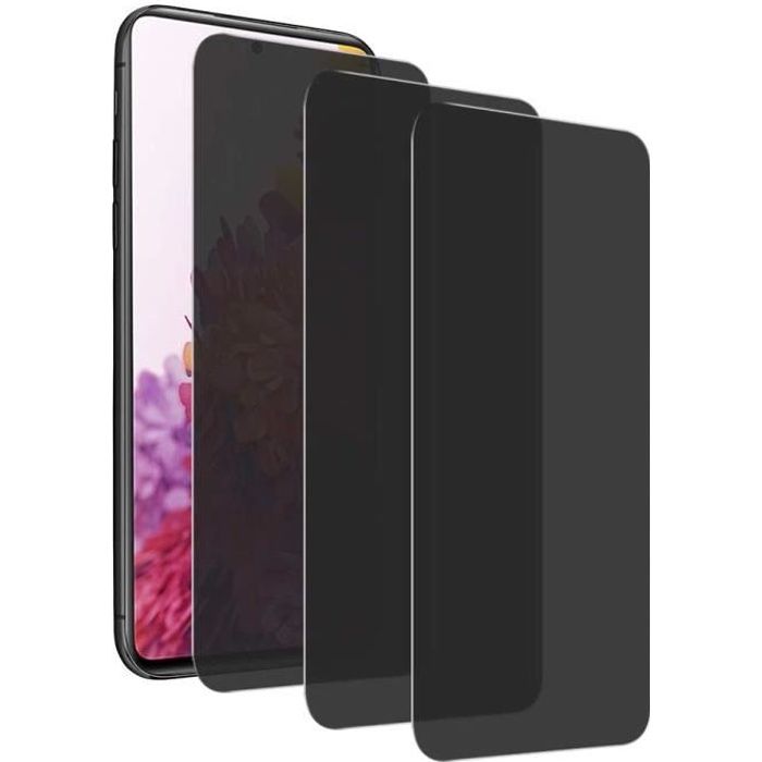 Verre Trempé Xiaomi POCO F3 Pro, Films protecteurs d'écran 3 Pièces Anti-Spy Ultra-Fin 0.3 mm Anti-empreinte Digitale