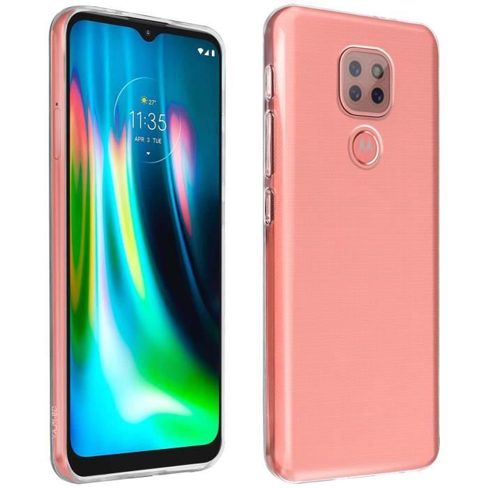 Coque Motorola Moto G9 Play / E7 Plus Flexible Ultra-fine et Légère Transparent Blanc