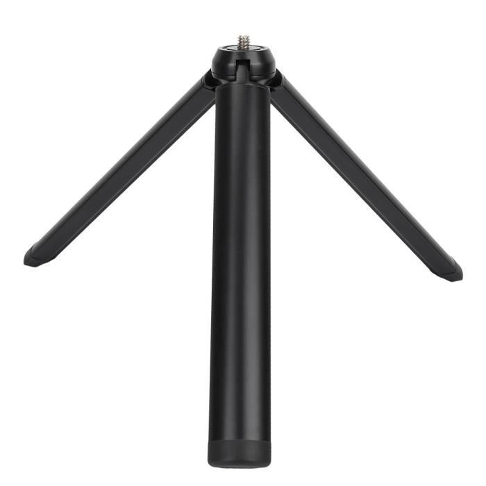 Trépied de cardan, mini trépied en alliage d'aluminium à charge lourde, accessoire de trépied à vis de 1/4 '' pour cardan de caméra
