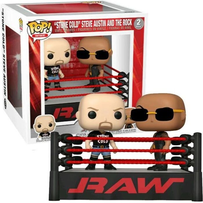 Funko POP! Moment  Pack 2 Figurines WWE - "Stone Cold