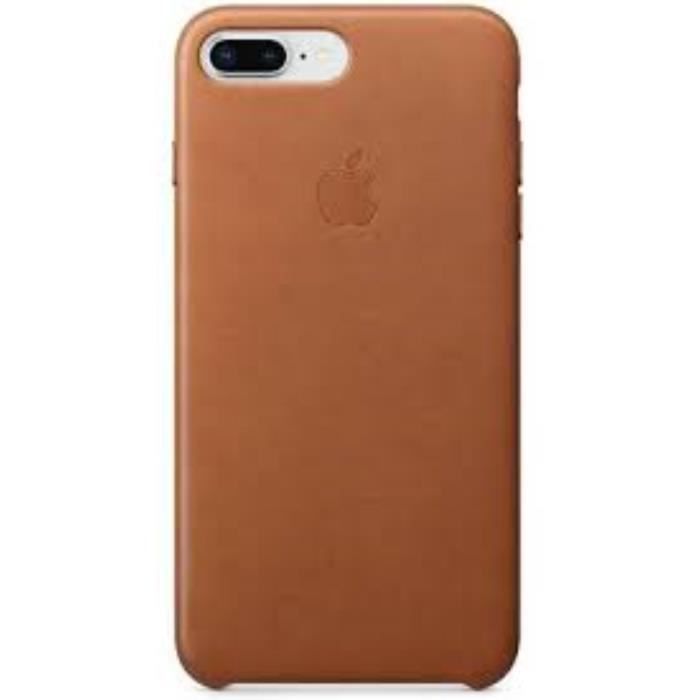 Coque pour Apple iPhone 7 et 8 Silicone Gel mat - MARRON