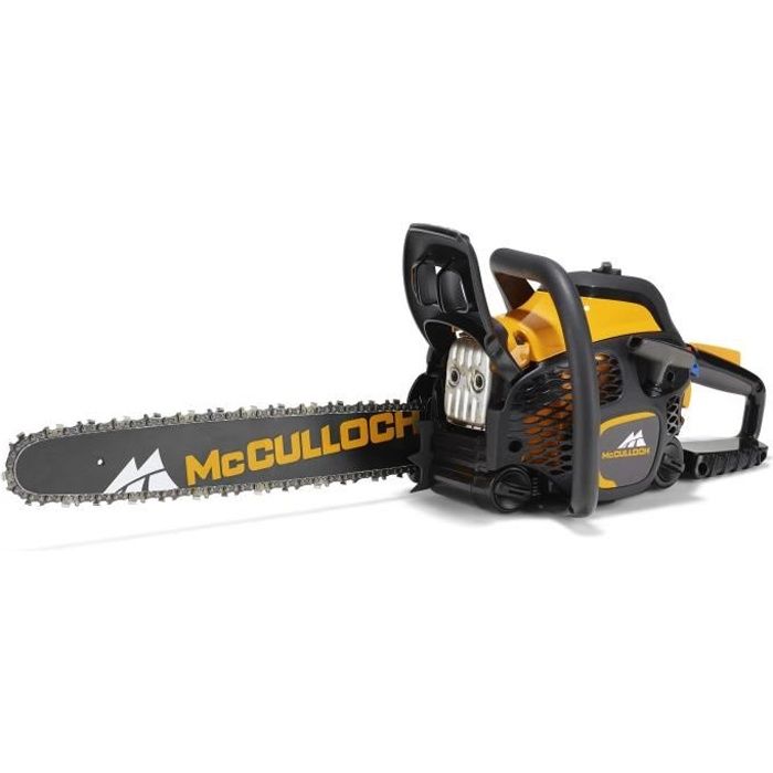 MCCULLOCH Tronçonneuse thermique - 50,2 cc - 2,1 kW - Vitesse de chaîne : 24,1 m/s