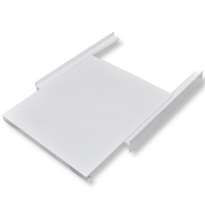 Kit d'empilage avec étagère coulissante pour la machine à laver60 x 60 x 8 cm