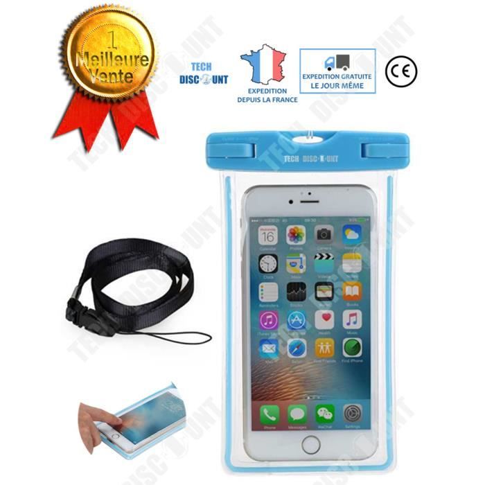 TD® sac étanche pour téléphone portable caméra sous-marine haute perspective natation plongée étui iPhone portable sport mer eau