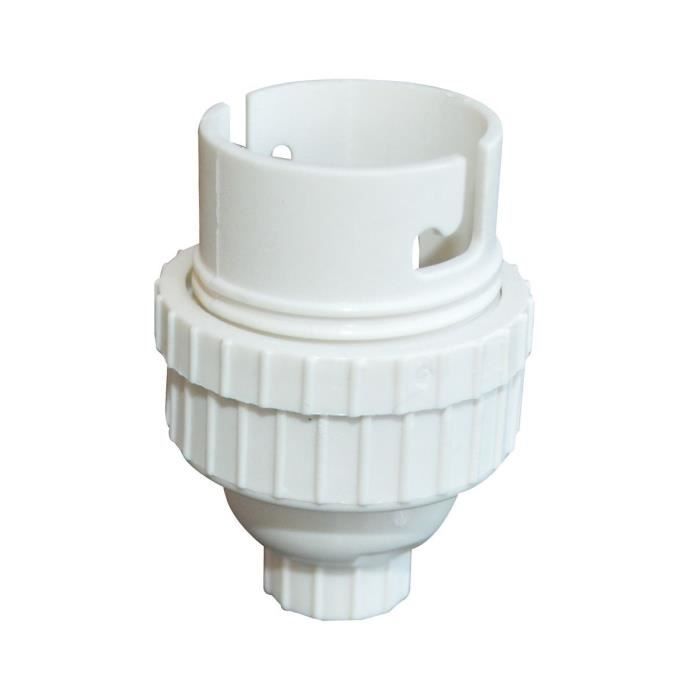 TIBELEC Douille B22 - Plastique