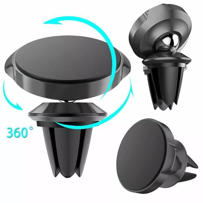 Support Téléphone Voiture Universel Fixation Grilles Ventilation Noir Smartphone