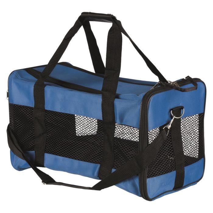 TRIXIE Sac Jamie 30 × 30 × 52 cm - Bleu - Pour chien et chat
