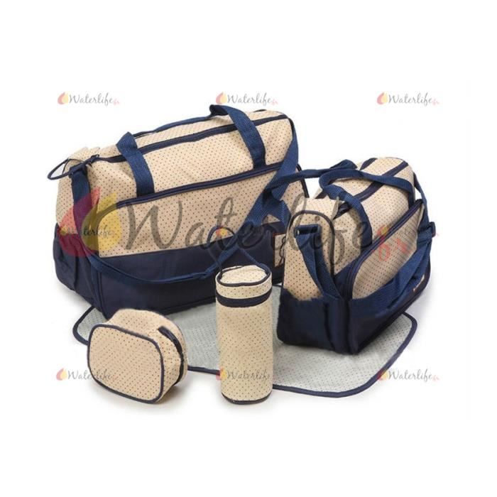Kit 5 PIECES Sacs à Langer Biberon pour Bébé Confort