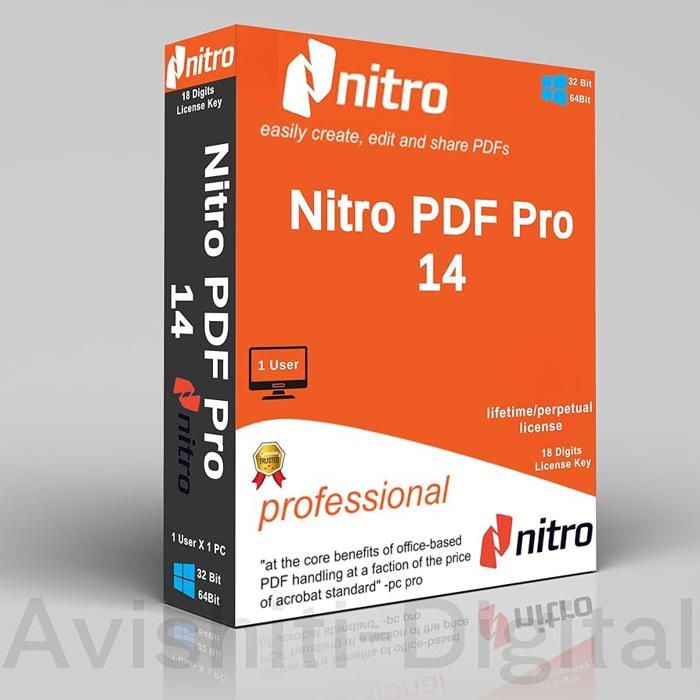 Nitro Pro 14 Enterprise - Windows licence à vie - Livraison Electronique