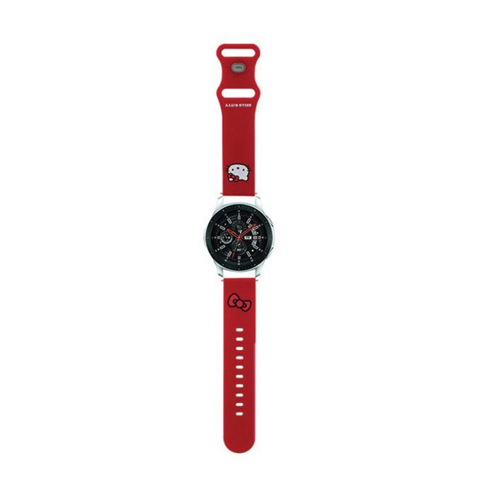 Hello Kitty Silicone Kitty Head Bracelet universel pour montre connectée 22 mm