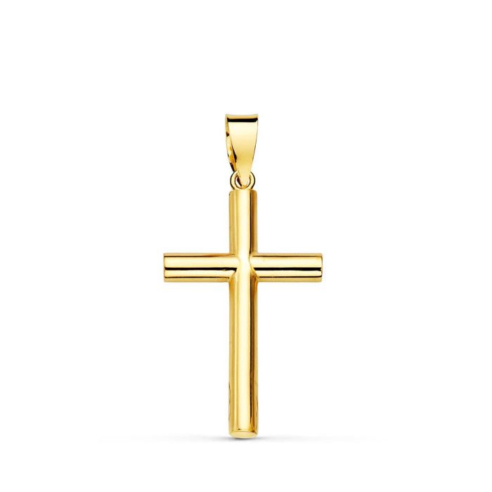 Pendentif - Médaille Croix Or 18 Carats 750 Jaune - Chaine Offerte - 18PC16812 Pendentif - Médaille Croix Or 18 Carats 750 Jaune - Chaine Offerte - 18PC16812