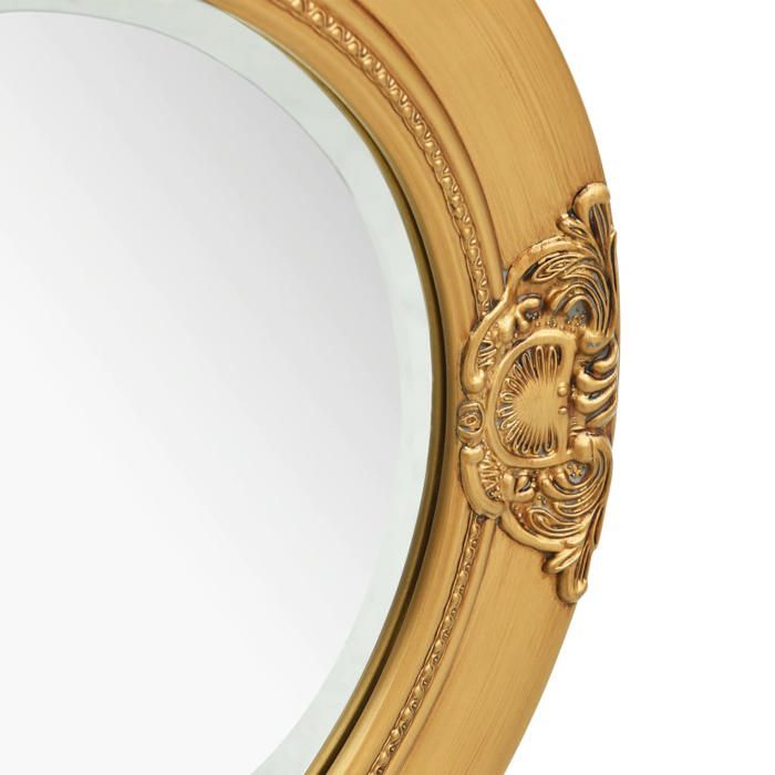 Meilleures Miroir mural miroir déco pour salle de bain salon chambre ou dressing style baroque 50 cm Doré - shop95839918