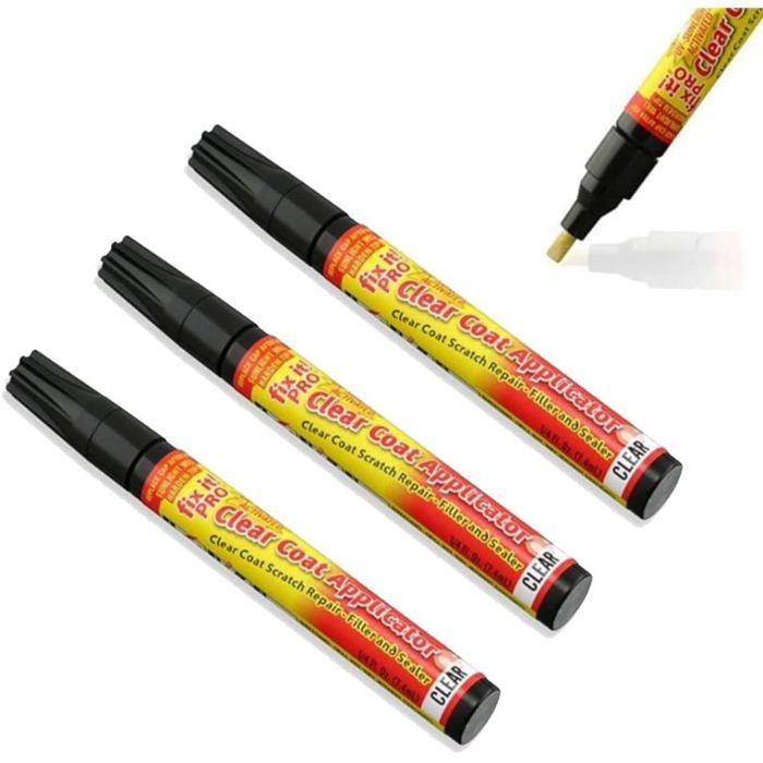 Stylo Magique Pour Rayures De Voiture - Lot De 3, Réparation Peinture Auto, Efface Les Petites Rayures Facilement