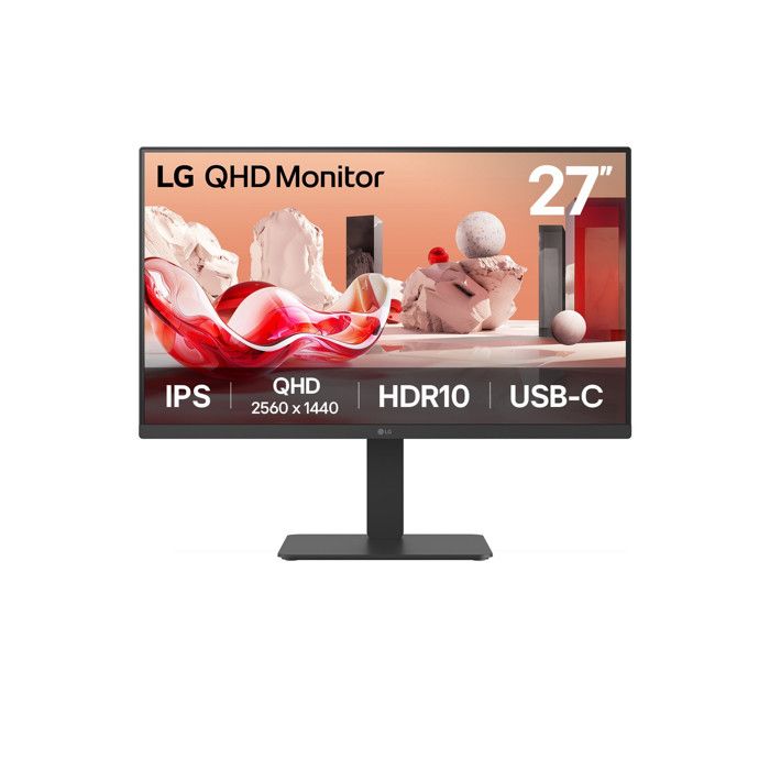 Moniteur LCD - LG - 27BA65QB-B.AEU - 27 pouces - QHD 2560x1440 - 5 ms - Noir Moniteur LCD - LG - 27BA65QB-B.AEU - 27 pouces - QHD 2560x1440 - 5 ms - Noir