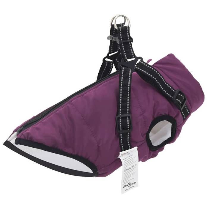 Automne/hiverManteau pour chiens avec harnais imperméable réfléchissant L32 - Grande Taille &FR_311082 Automne/hiverManteau pour chiens avec harnais imperméable réfléchissant L32 - Grande Taille &FR_311082