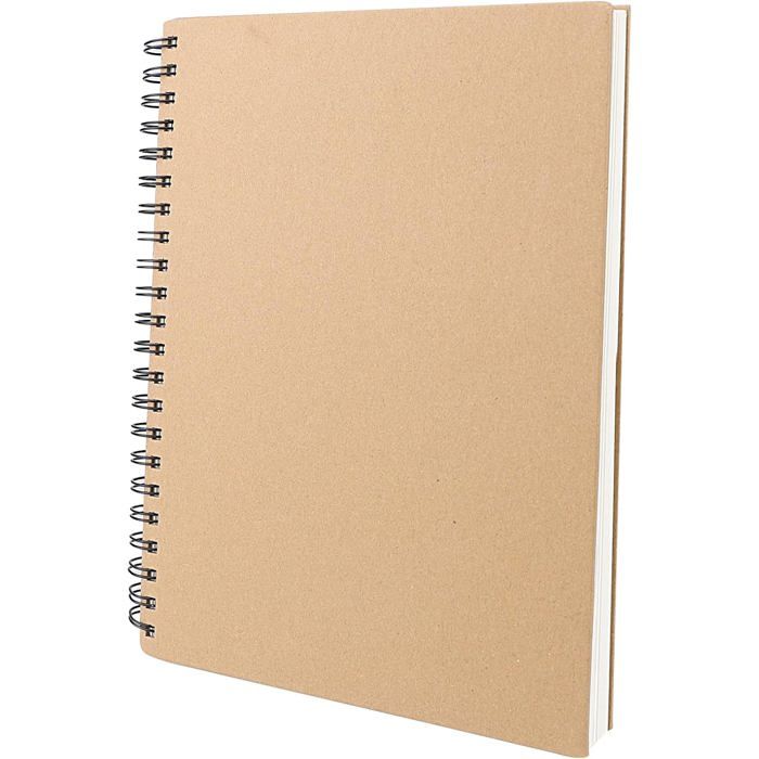 Carnet De Dessin A4 120GSM Reliure Spirale 120 Pages – Papier Sans Acide 160g/m² Pour Artistes Et Croquis
