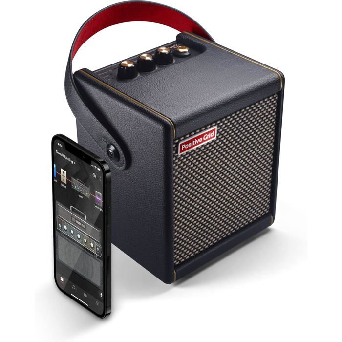 Ampli Guitare Électrique Portable 10W Avec Bluetooth, Effet Delay, Prise Casque 3,5mm - Mini Ampli Pour Pratique à Domicile
