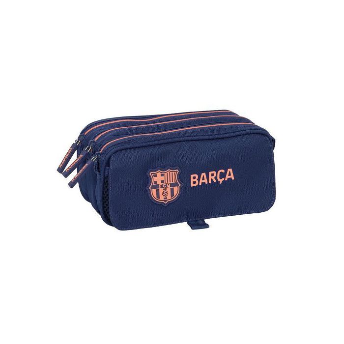 F.C. Barcelona Trousses unisexes pour adultes, Bleu (bleu marine), Trousses à crayons