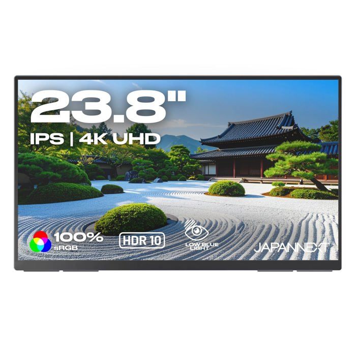 Ecran PC Portable JAPANNEXT 23.8 IPS 4K UHD 3840x2160 JN MD IPS238U C6 - vue 3