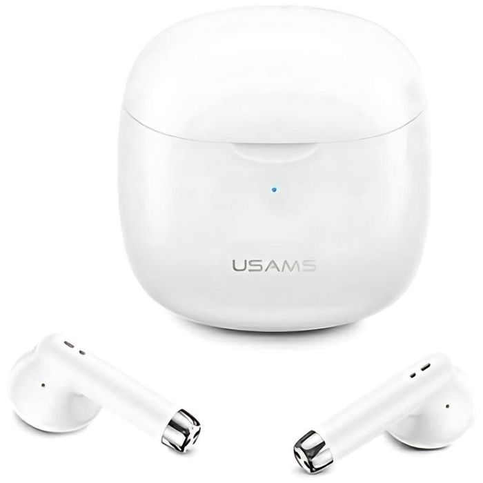 Casque sans fil - USAMS - IA - Bluetooth 5.0 - TWS - Blanc
